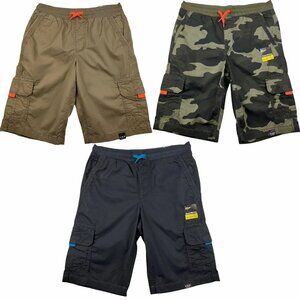 3Urban Pipeline Youth Boys Cargo Shorts Size 18-20 Knit Waistband Casual Comfort